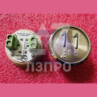 Модуль кнопочный A4N33841$14 красная подсветка Брайль "11" BBP-R331-CMPLT-S-R-11(EA2406S-S-R-11) ЩЛЗ